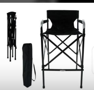 Trayless chair curved Arm