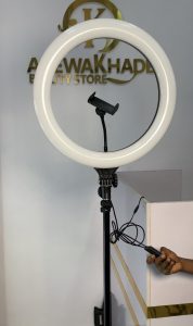 16 inches Ringlight fill with tripod and 3 phone holder