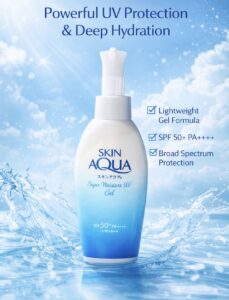 Skin aqua sunscreen pump