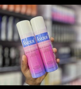 Avour locking finishing spray