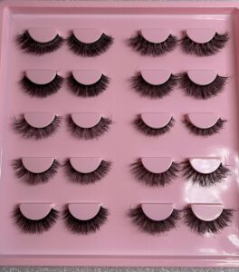 Undranded 10in1 pink tray lashes