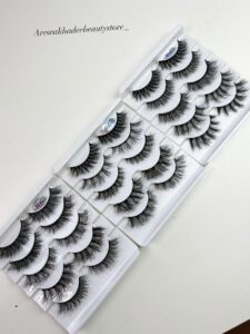 Unbranded 5in1 white tray lashes