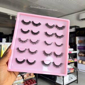 Unbranded 10in1 pink tray lashes