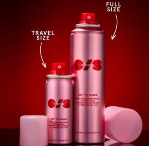 One size setting spray