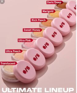 One size setting powder