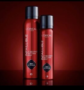 L'Oreal infallible setting spray